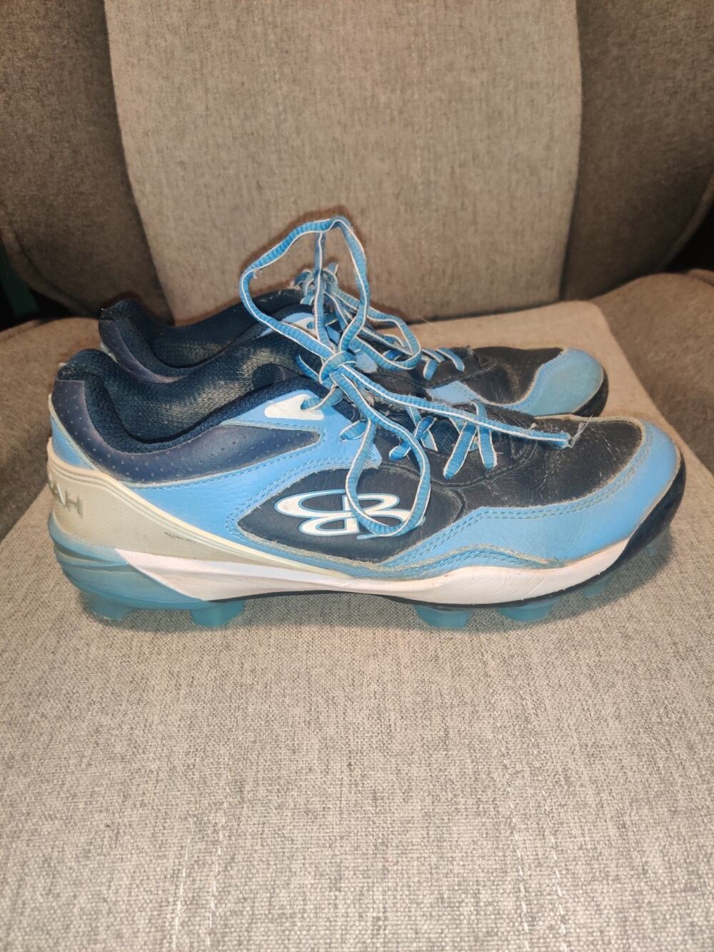 Boombah Rubber Softball Cleats Women's Size 8.5 Blue
